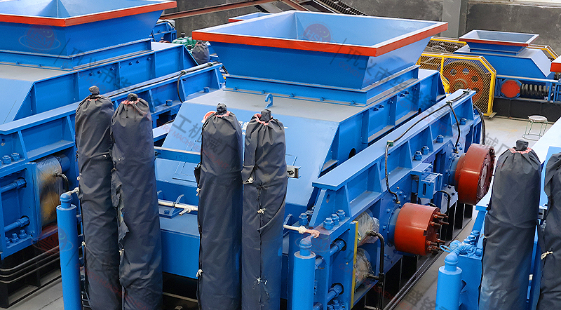 石子破碎機 砂廠12.13石子用液壓對輥制砂機原因